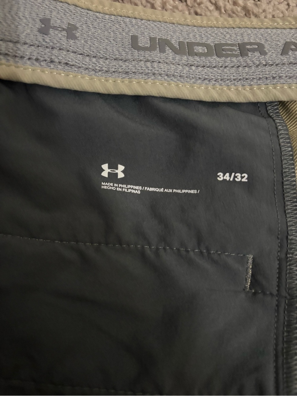 Under Armour Match Play Golf Pants
Men Beige Straight Leg Nylon
Blend Stretch - Picture 8 of 15